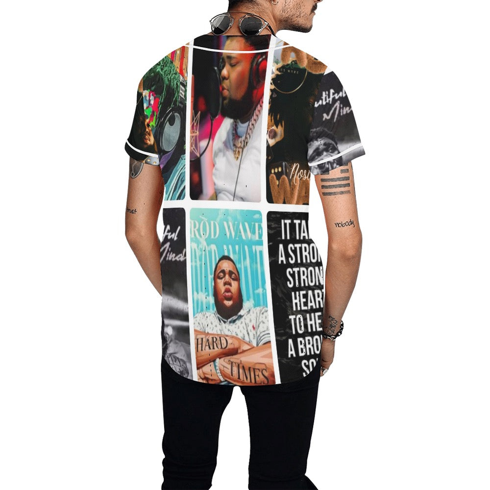 All Over Print Baseball Jersey for Men