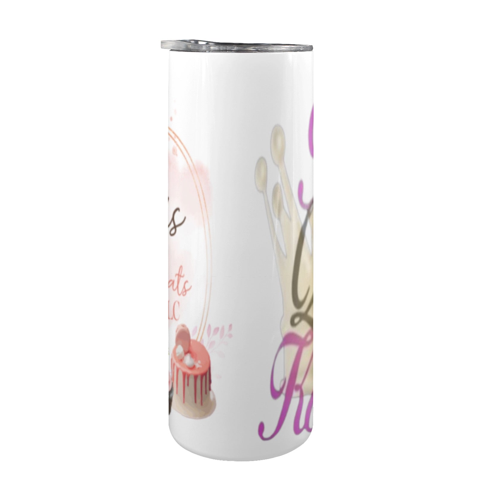 20oz Tall Skinny Tumbler with Lid and Straw