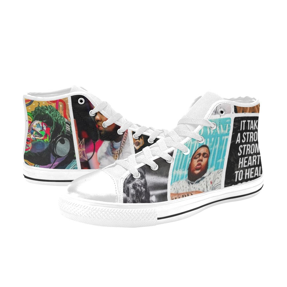 High Top Canvas Shoes for Kid