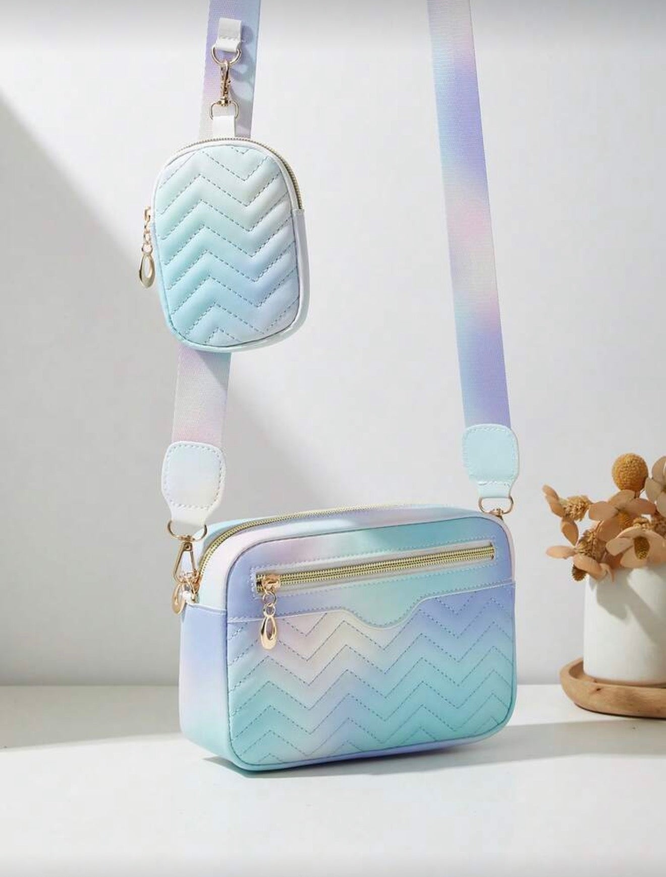 Women's Small Square Crossbody Bag & Coin Purse