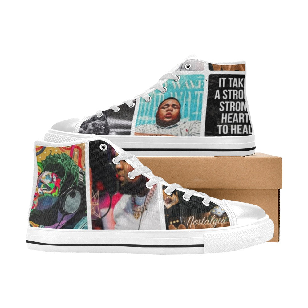 High Top Canvas Shoes for Kid