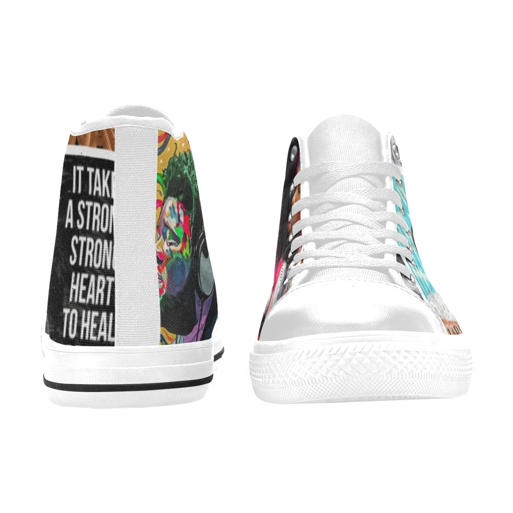 High Top Canvas Shoes for Kid